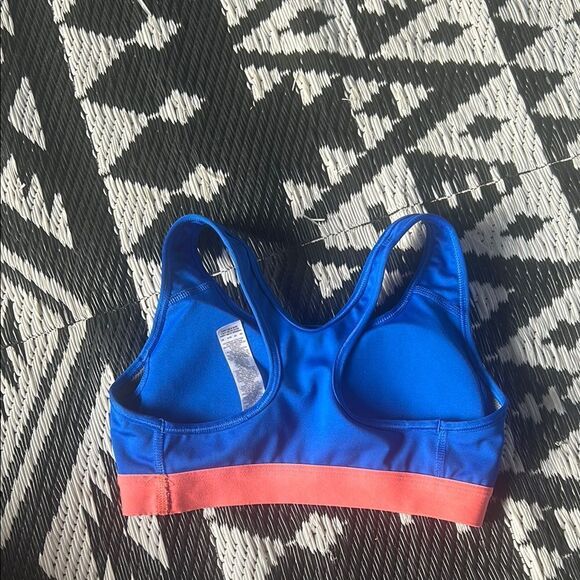 Nike Blue and Pink Top Racerback Design sports bra   E - Picture 3 of 3